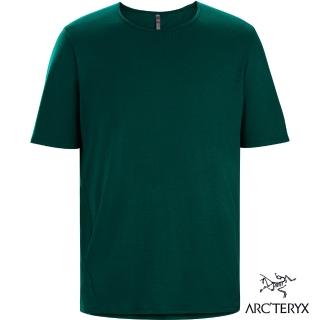 【Arcteryx 始祖鳥】男 Frame羊毛短袖T恤(深雲杉綠)
