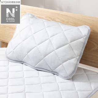 【NITORI 宜得利家居】極致涼感 枕頭保潔墊 N COOL WSP+COMFORT N(枕頭保潔墊 極致涼感 N COOL)