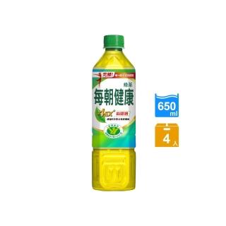 【每朝健康】每朝健康無糖綠茶650mlx4入