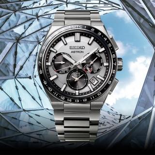 【SEIKO 精工】Astron GPS衛星定位雙時區鈦金屬手錶(SSH107J1/5X53-0BR0S)