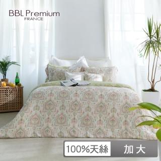 【BBL Premium】100%天絲印花兩用被床包組-斐麗漫舞(加大)