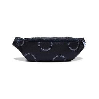 【REEBOK】腰包 CL POLKA DOTS Waist Bag 男女款 黑 文字 小包 休閒 斜肩包(GM5689)