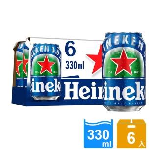 VIP限定【Heineken 海尼根】海尼根0.0零酒精-鋁罐裝330mlx6入