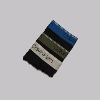 【Calvin Klein 凱文克萊】純棉短版四角男內褲 CK內褲內衣 三件組(多款可選)