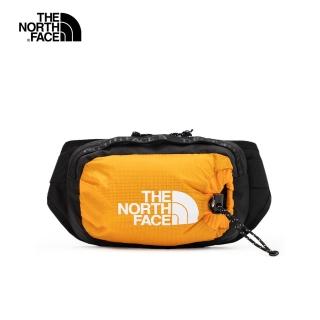 【The North Face】北面男女款橙黑色便捷耐磨休閒腰包｜52RW7Q6