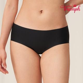 【Triumph 黛安芬】貼身無痕褲系列 中腰平口內褲 M-EL(黑)