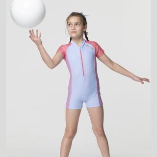 【SARBIS】女童連身四角防曬泳裝(B862205)
