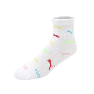 【PUMA】襪子 Fashow 中筒襪 長襪 白 彩色Logo 男女款 休閒 穿搭 台灣製(BB131001)