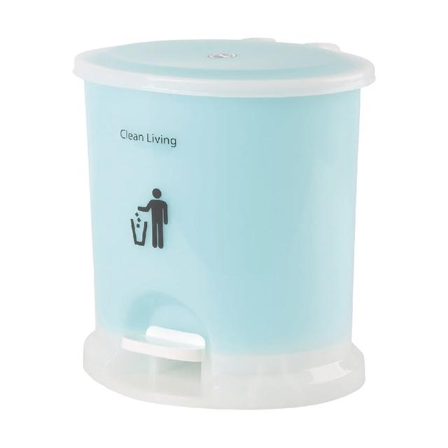【HOUSE 好室喵】美力樂踏式垃圾桶2.5L-2入(附內桶)