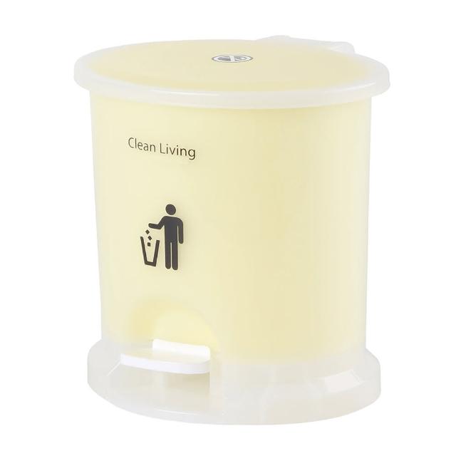 【HOUSE 好室喵】美力樂踏式垃圾桶2.5L-2入(附內桶)