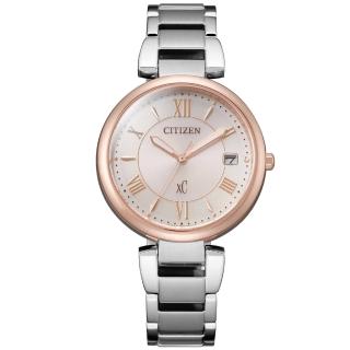 【CITIZEN 星辰】xC代言人廣告款亞洲限定 光動能優雅氣質女錶-33mm(EO1195-51W)