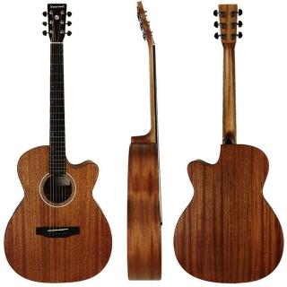 【Neowood】嚴選Swiftly OM-2C全桃花心木吉他-附琴套