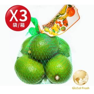 【Global Fresh 盛花園】酸甜滋味屏東有籽檸檬(600g/袋 3袋/箱)