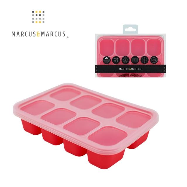 【MARCUS&MARCUS】動物樂園造型矽膠副食品分裝保存盒(多款任選)