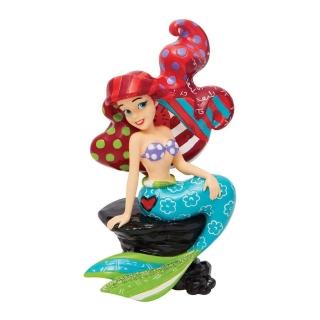 【Enesco】精品家飾 Disney 迪士尼 Romero Britto系列 石上愛麗兒居家擺飾