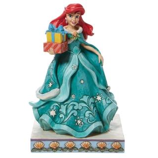 【Enesco】精品家飾 Disney 迪士尼 小美人魚 愛麗兒聖誕禮物居家擺飾