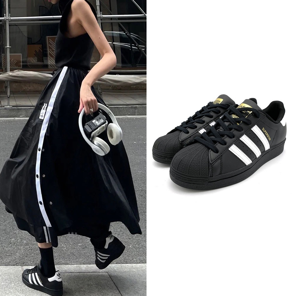 adidas 愛迪達】Superstar 男女鞋運動休閒慢跑經典百搭貝殼基本情侶愛