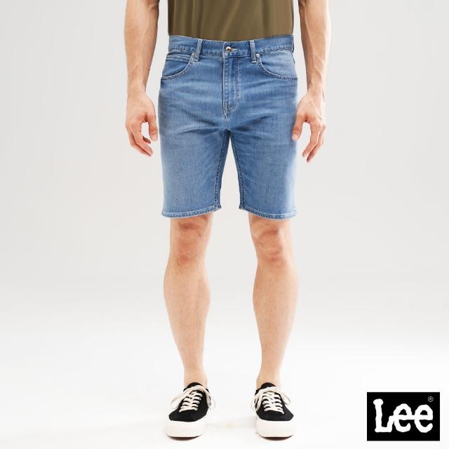 【Lee】出清品-男裝 牛仔短褲 / 涼感 901 合身刷白 淺藍洗水 / Cool Breeze 系列(LL22011077Y)