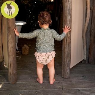 【Lassig】嬰幼兒抗UV游泳尿布褲-繽紛紙花(2022款式)