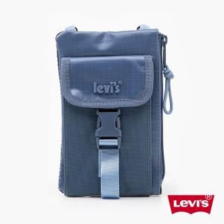 【LEVIS】男女同款 隨身小包 / 精工立體Logo 英倫藍 人氣新品