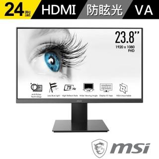 【MSI 微星】24型 VA FHD美型商務螢幕PRO MP241X(組合用)