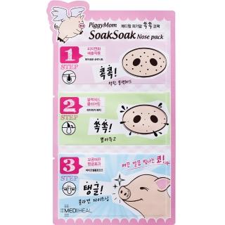 【MEDIHEAL 美迪惠爾】阿豬媽淨白黑頭粉刺貼膜(3入組)