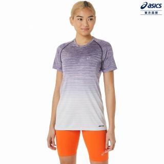 【asics 亞瑟士】女 短袖上衣 女款 跑步 服飾(2012C385-501)