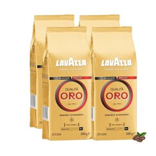 【LAVAZZA】金牌ORO咖啡豆250gx4袋