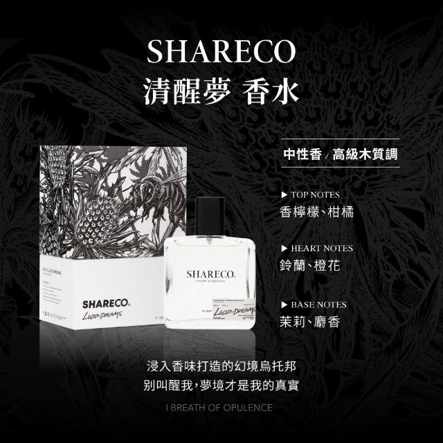 【SHARECO】經典香水100ml+內斂慵懶情慾女性香水100ml(多款任選)