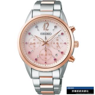 【SEIKO 精工】LUKIA 限量太陽能計時腕錶(SSC806J1/V175-0EX0P)