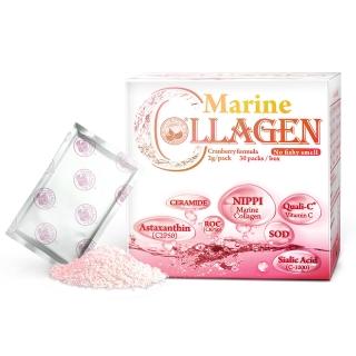 【台灣康田】海洋膠原蛋白粉 蔓越莓風味(30包/盒)