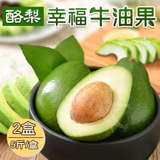 【禾鴻】香濃軟嫩特級酪梨4斤4-8顆x2盒(幸福牛油果)