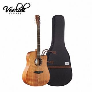【Veelah】V1-DM 面單民謠木吉他 桃花心木款(原廠公司貨 商品保固有保障)