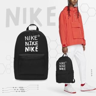 【NIKE 耐吉】後背包 Heritage Backpack 黑 白 筆電包 支撐 雙肩背 男女款 基本款(DQ5753-010)