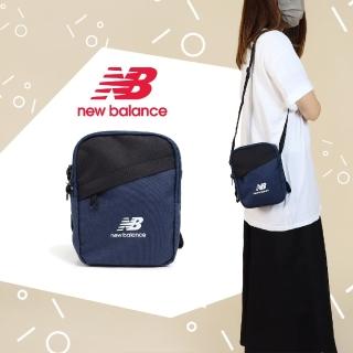 【NEW BALANCE】側背小包Colorblock Sling Bag 男女款 藍 黑 白 小方包 休閒 側背 肩背 NB(LAB23018NGO)