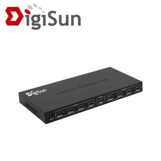 【DigiSun 得揚】VH718 4K2K HDMI一進八出影音分配器