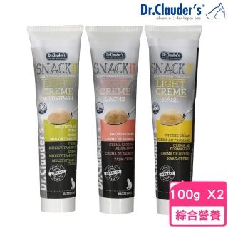 【Dr.Clauder 克勞德博士】挑嘴貓機能營養膏系列100g *2入組(綜合營養補充)