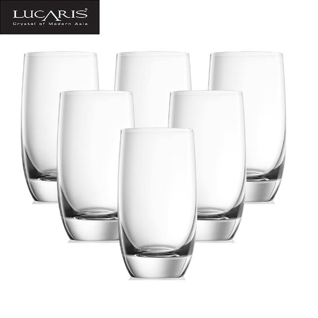 【LUCARIS】頂級無鉛水晶玻璃杯 6款任選/6入組(水杯 威士忌杯 高球杯 飲料杯)
