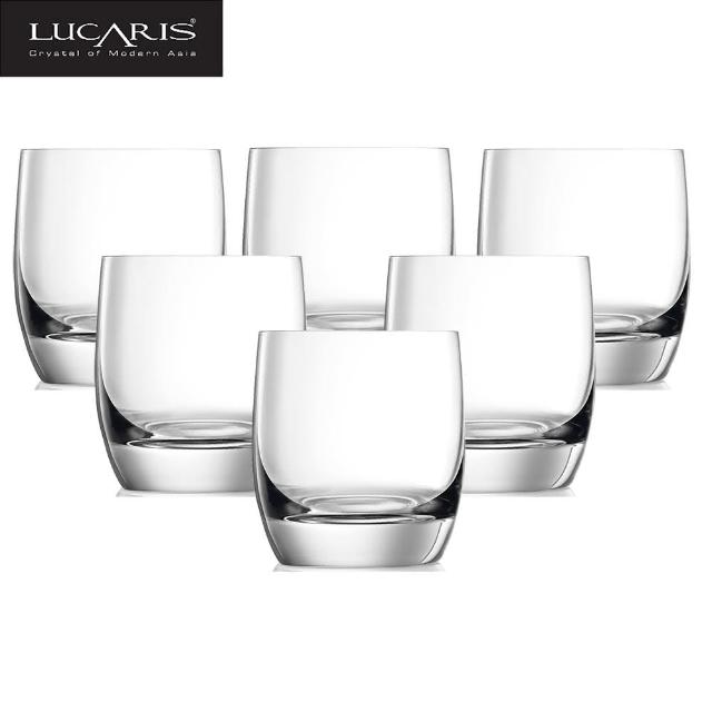 【LUCARIS】頂級無鉛水晶玻璃杯 6款任選/6入組(水杯 威士忌杯 高球杯 飲料杯)