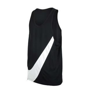 【NIKE 耐吉】男籃球背心-無袖上衣 訓練 DRI-FIT 運動背心 黑白(DH7133-013)