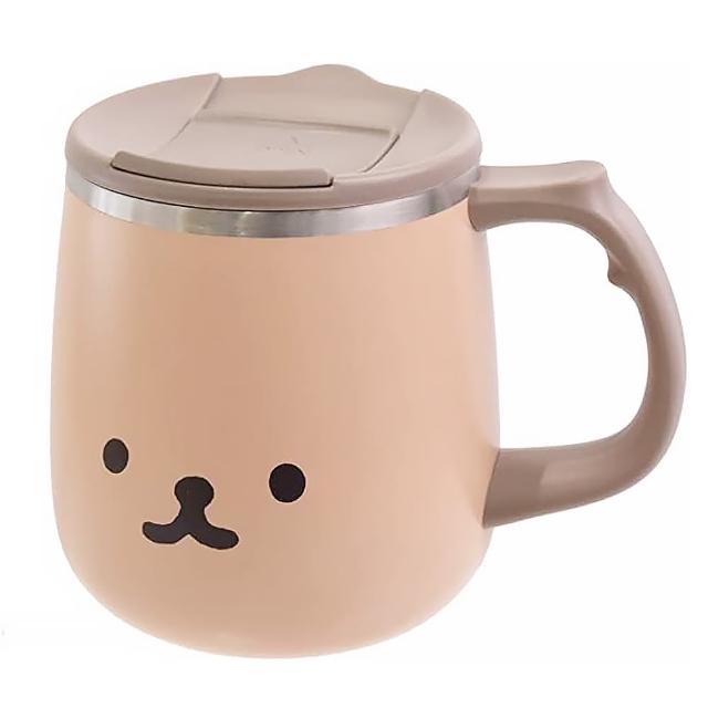 【SABU HIROMORI】MOOMOO復古文青可愛不鏽鋼保冷保溫馬克杯(400ml 精緻 日系 北歐風 貓咪 6款任選)