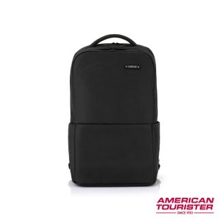【AMERICAN TOURISTER 美國旅行者】Rubio 抗菌輕量中性筆電後背包 15(黑色)