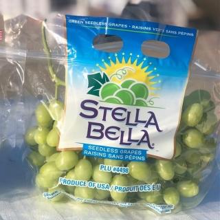 【馥果FruitGo-中秋禮盒】空運 美國Stella bella綠無籽 禮盒/4包(葡萄)