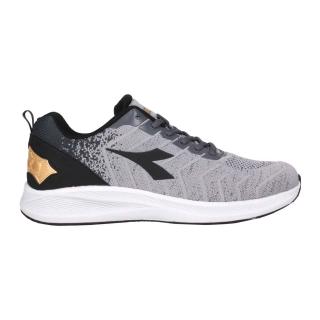 【DIADORA】男輕量專業慢跑鞋-寬楦-運動 灰黑金(DA73210)
