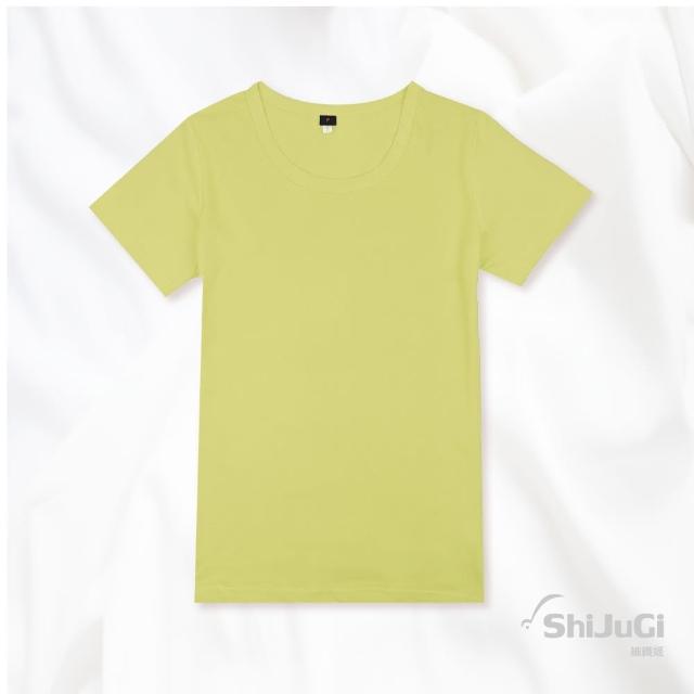 【ShiJuGi 細織姬】童短袖棉T 台灣製 純色素T(5色任選 /150cm)
