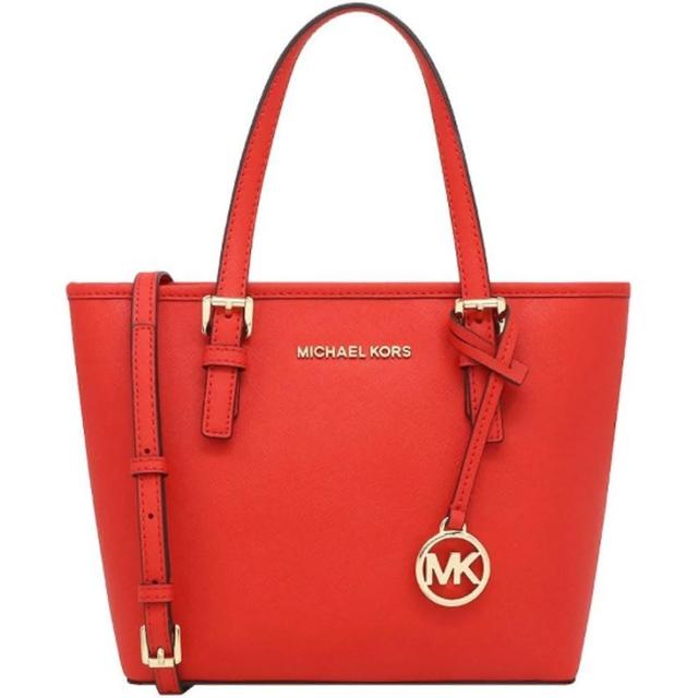 【Michael Kors】PVC滿版LOGO小款手提斜背托特包(6色)