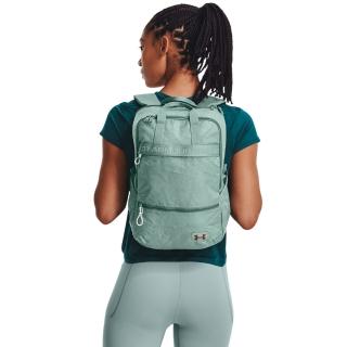 【UNDER ARMOUR】女 Eentials後背包_1369215-177(水淺蔥綠)