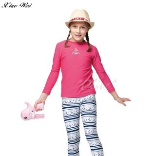 【SAIN SOU 聖手牌】兒童二件式防曬泳裝(NO.A8622098)