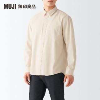 【MUJI 無印良品】男有機棉水洗丹寧長袖襯衫(原色)