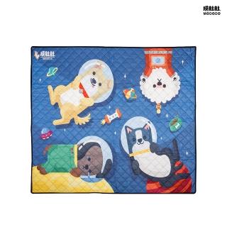 【摸肚肚】多功能野餐墊｜獨家手繪版(多功能野餐墊)